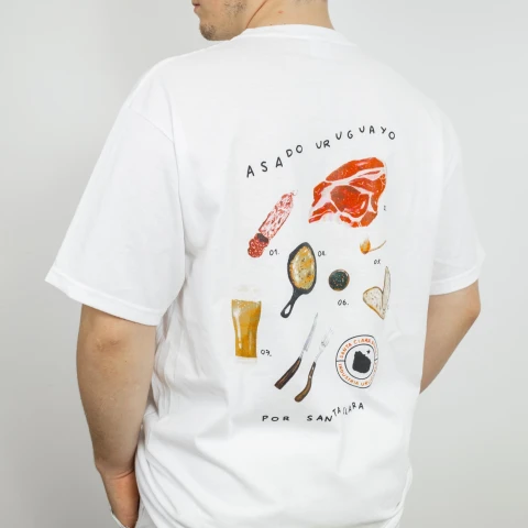 Remera asado uruguayo Brasas Remera asado uruguayo Brasas